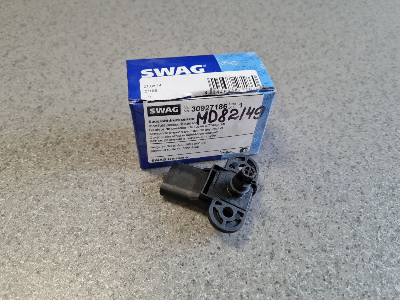 Ieplūdes kolektora spiediena devējs priekš 1 Ieplūdes kolektora spiediena devējs priekš