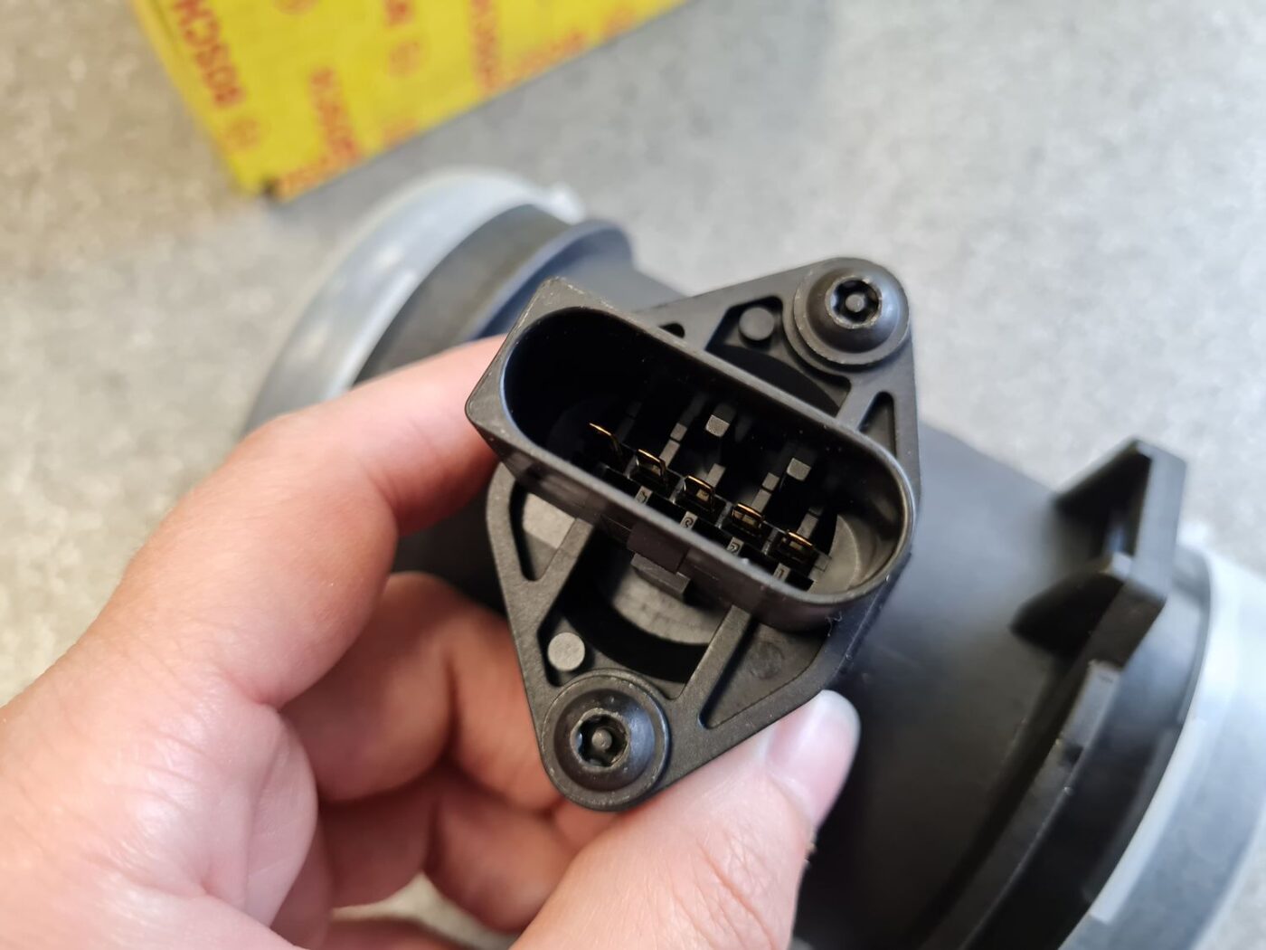 Gaisa plūsmas mērītājs priekš 5 Gaisa plūsmas mērītājs priekš