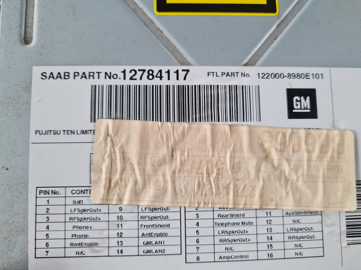 CD/DVD/Navigācijas bloks priekš SAAB 9-3 2009 6 CD/DVD/Navigācijas bloks priekš SAAB 9-3 2009