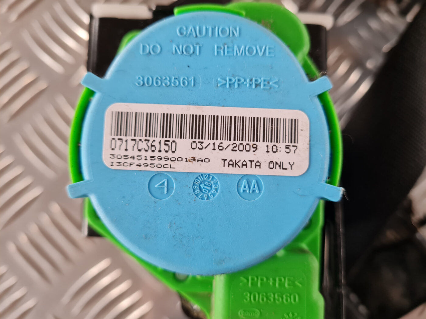 Priekšējā kreisā drošības josta priekš SAAB 9-3 2009 5 Priekšējā kreisā drošības josta priekš SAAB 9-3 2009