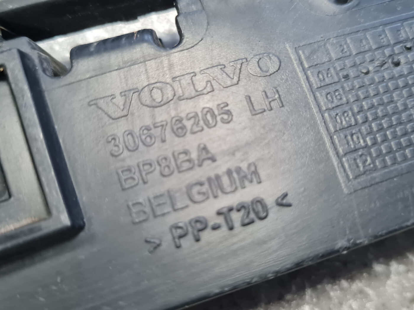 Aizmugurējā spārna un bufera stiprinājums priekš VOLVO S40 2004 Grey 4 Aizmugurējā spārna un bufera stiprinājums priekš VOLVO S40 2004 Grey