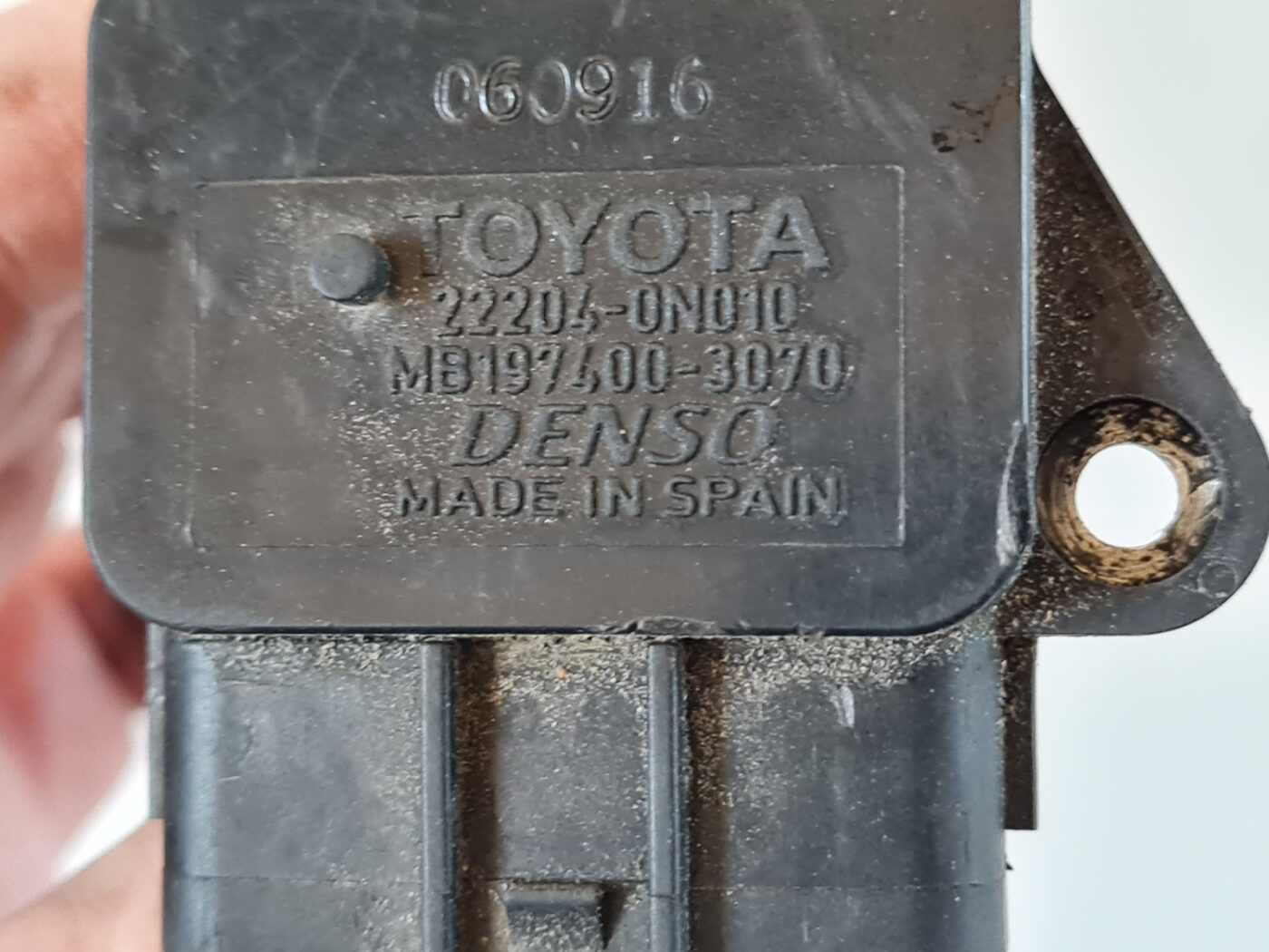 Gaisa plūsmas mērītājs priekš TOYOTA AVENSIS 2007 UNIVERSAL 4 Gaisa plūsmas mērītājs priekš TOYOTA AVENSIS 2007 UNIVERSAL