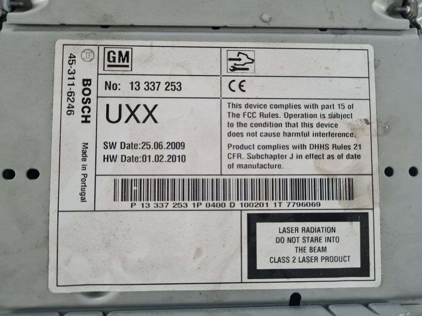 CD/DVD/Navigācijas bloks priekš OPEL INSIGNIA 2010 3 CD/DVD/Navigācijas bloks priekš OPEL INSIGNIA 2010