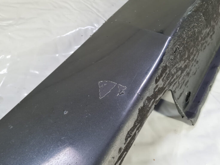 Ārēja sliekšņa laba uzlika priekš BMW 525 E60 2004 BLACK