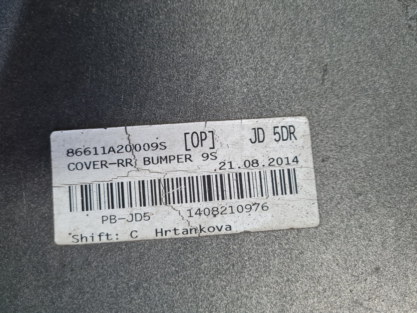 Aizmugures buferis priekš KIA CEED 2013 5 Aizmugures buferis priekš KIA CEED 2013