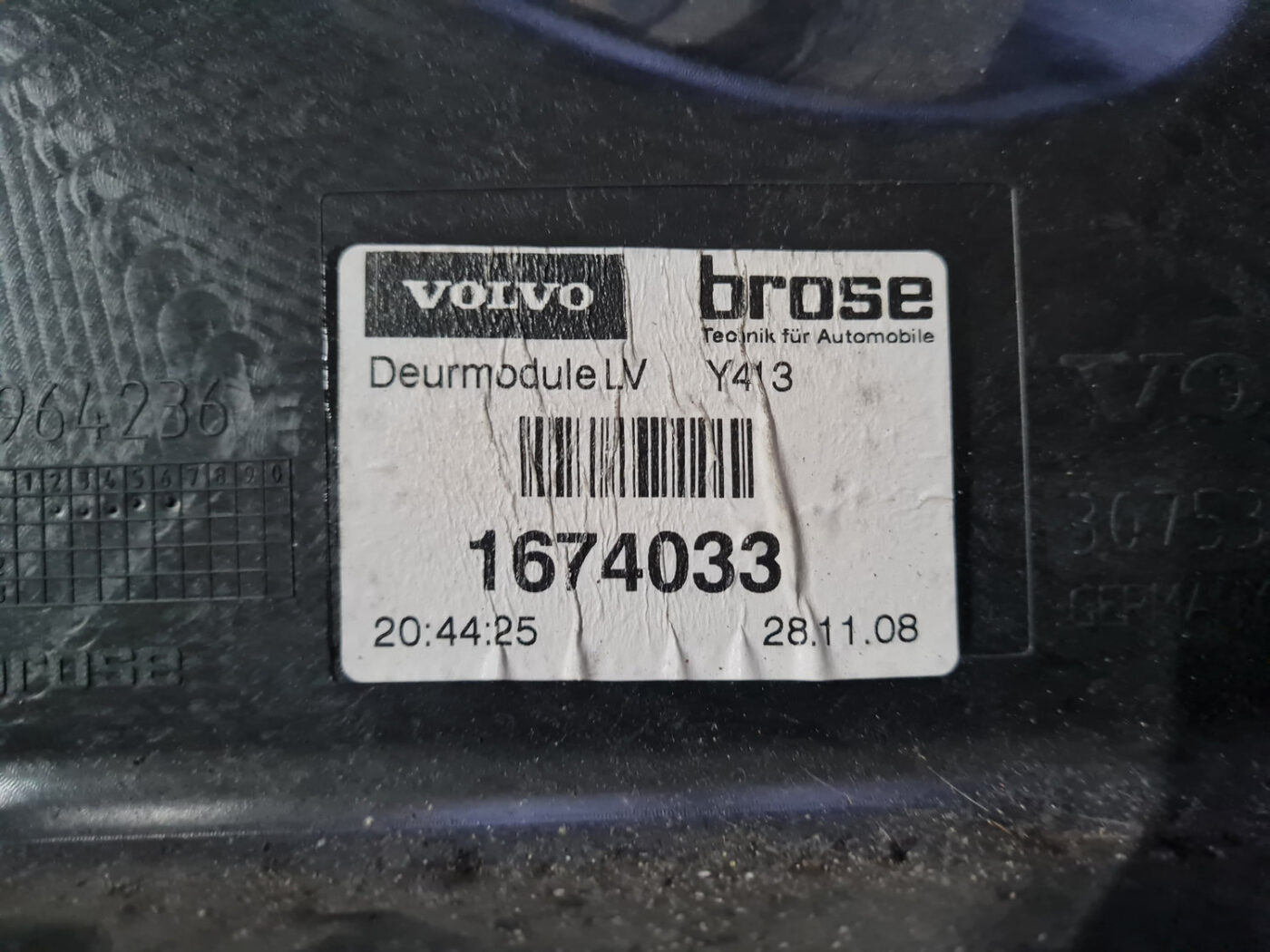 Stikla pacelšanas mehānisma panele priekš VOLVO XC 60 2009 6 Stikla pacelšanas mehānisma panele priekš VOLVO XC 60 2009