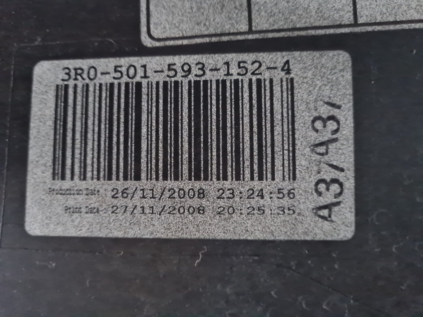 Aizmugures buferis priekš VOLVO XC 60 2009 7 Aizmugures buferis priekš VOLVO XC 60 2009