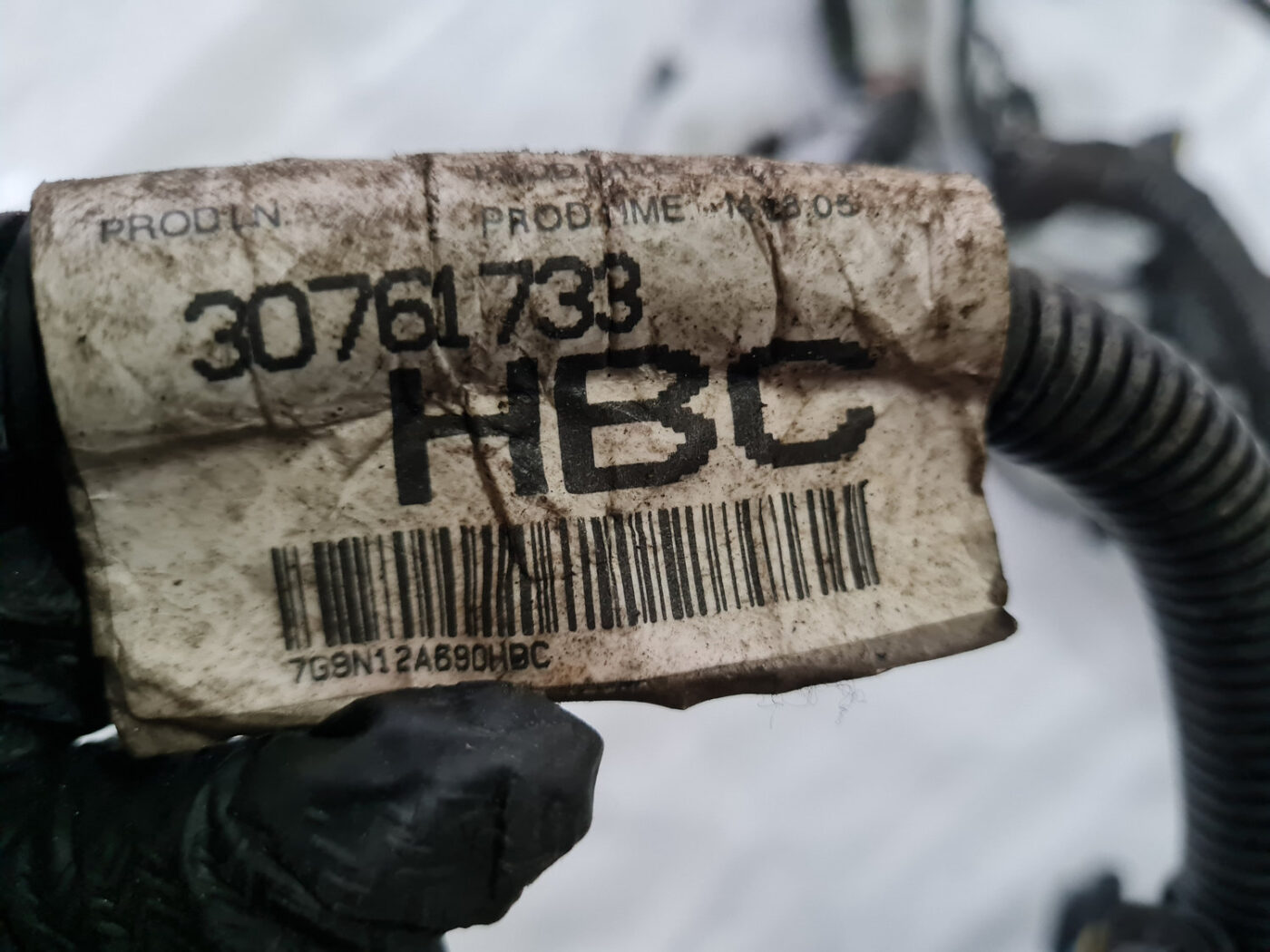 Dzinēja vadi priekš VOLVO XC 60 2009 4 Dzinēja vadi priekš VOLVO XC 60 2009